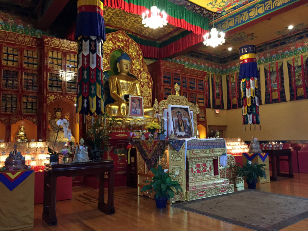 Shrine in Karma Triyana Dharmachakra Buddhist Monastery in Woodstock, NY