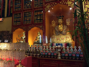 Shrine in Karma Triyana Dharmachakra Buddhist Monastery in Woodstock, NY