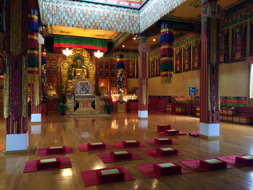 Shrine in Karma Triyana Dharmachakra Buddhist Monastery in Woodstock, NY