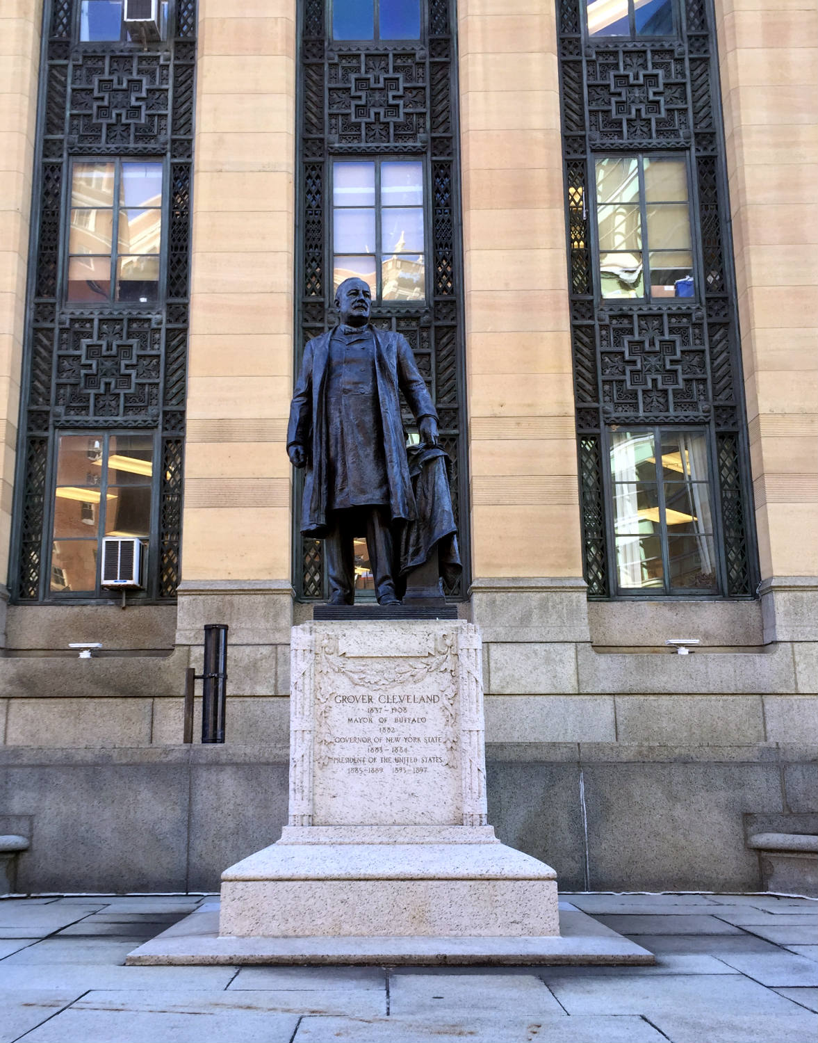 Grover Cleveland Statue Outside Buffalo City Hall