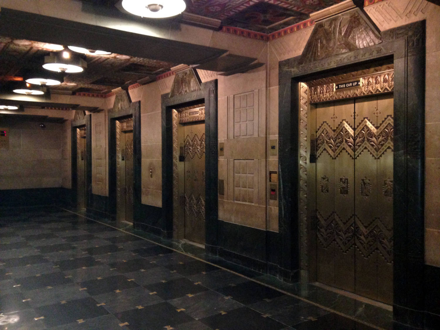 Elevators in Buffalo City Hall