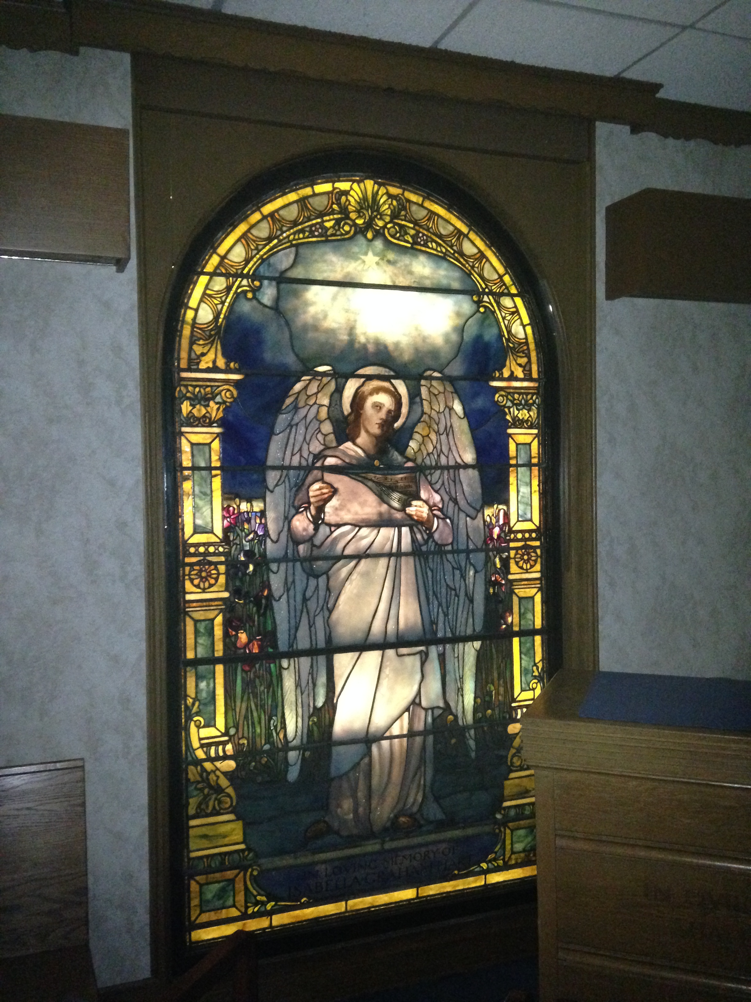 Isabella Graham Hart Memorial Window by Louis Comfort Tiffany at Rochester General Hospital in Rochester