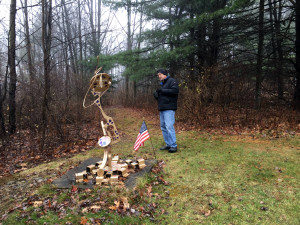 The C Lyon Sculpture Park in Horseheads, New York Military Tribute Sculpture