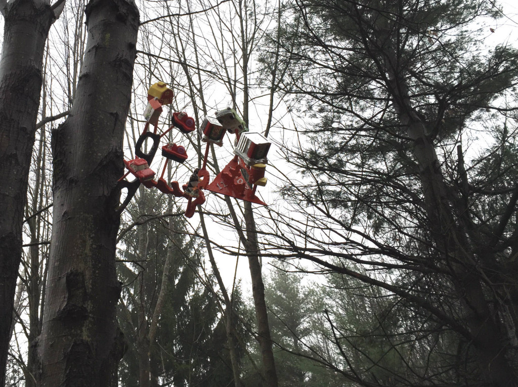 The C Lyon Sculpture Park in Horseheads, New York Tree Art