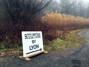 The C Lyon Sculpture Park in Horseheads, New York Entrance