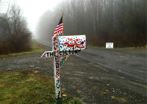 The C Lyon Sculpture Park in Horseheads, New York Entrance