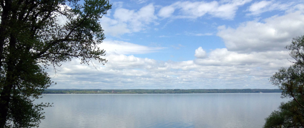 Seneca Lake in the Finger Lakes New York