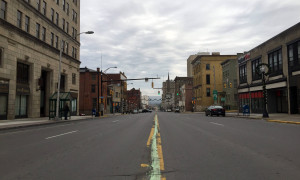 Main Street in Utica, New York