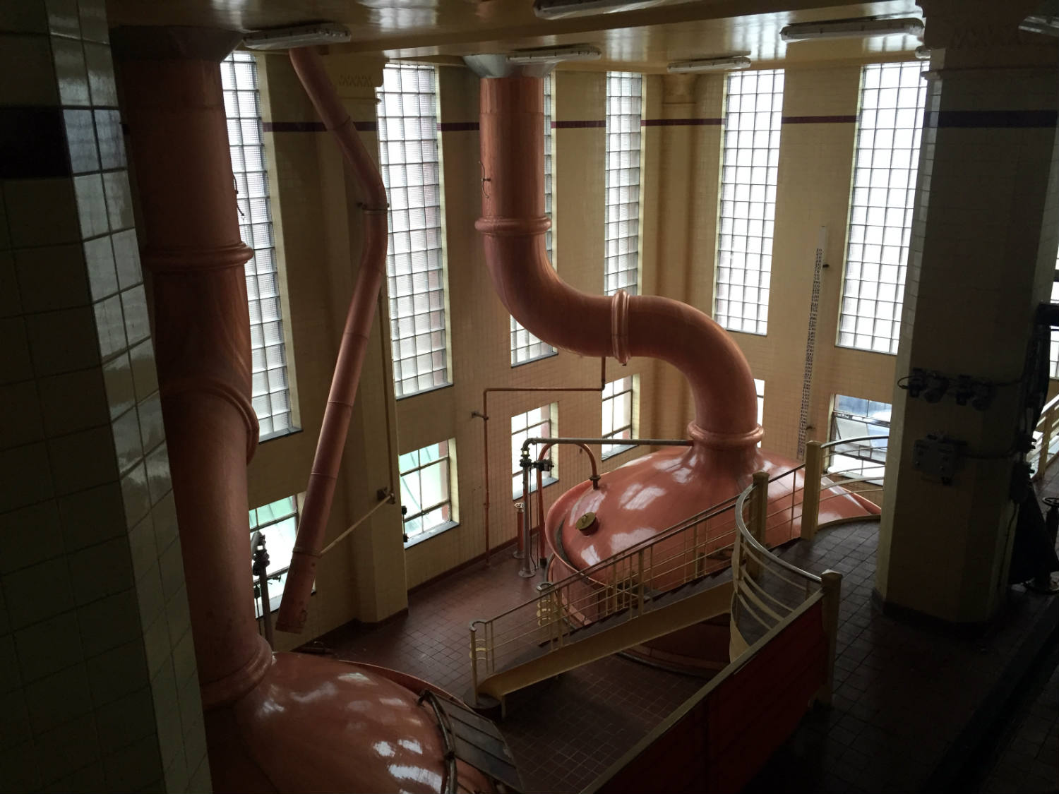 Inside the Saranac Brewery in Utica, New York