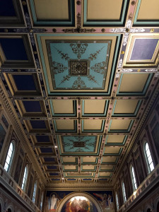 Ceiling in St. Luke's Mission in Buffalo, New York