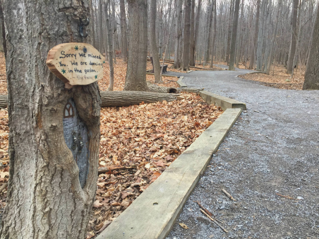 Fairy House in Tinker Nature Park in Henrietta, New York