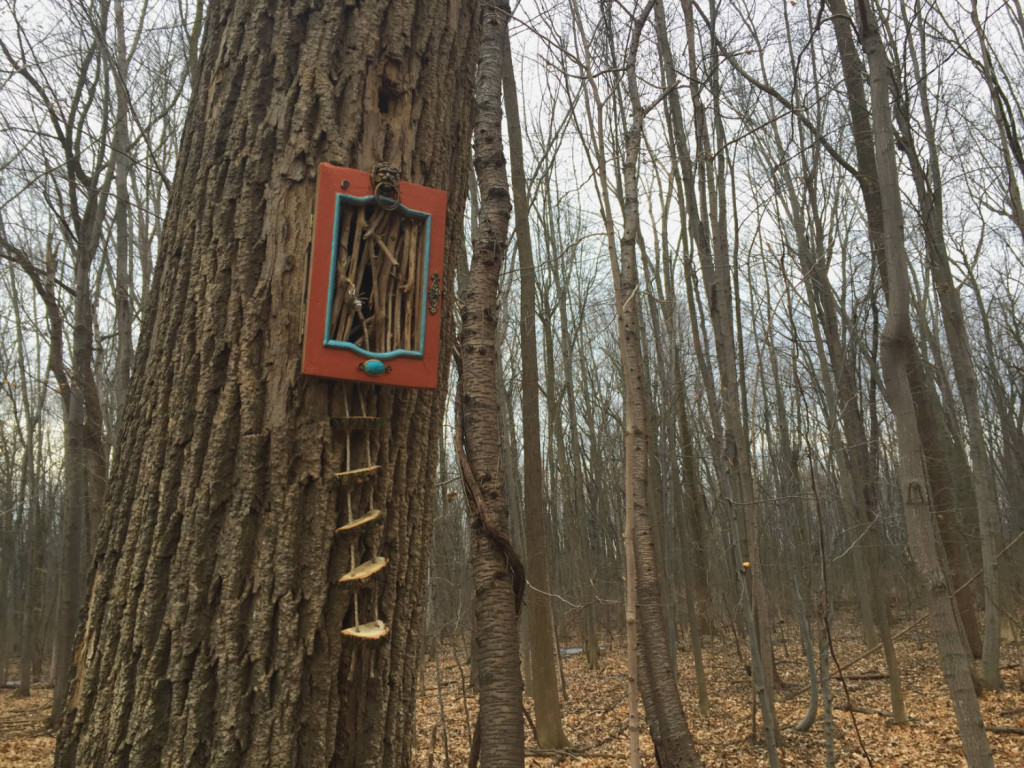 Fairy House in Tinker Nature Park in Henrietta, New York