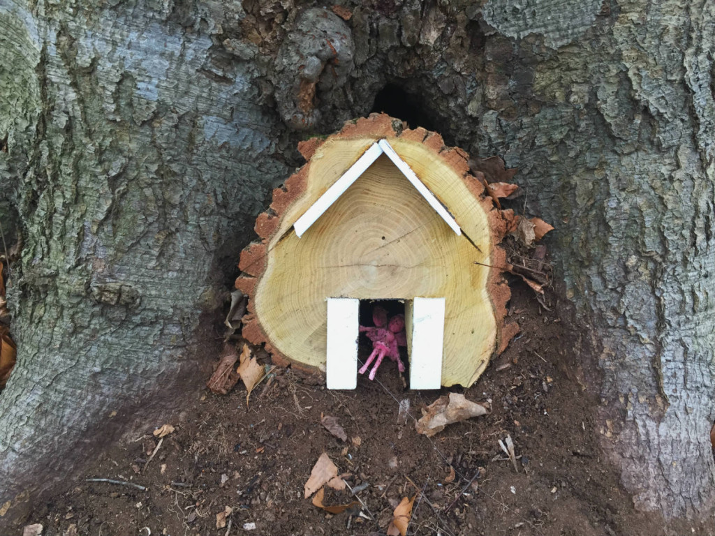 Fairy House in Tinker Nature Park in Henrietta, New York