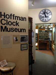 Hoffman Clock Museum in Newark, New York Entranceway