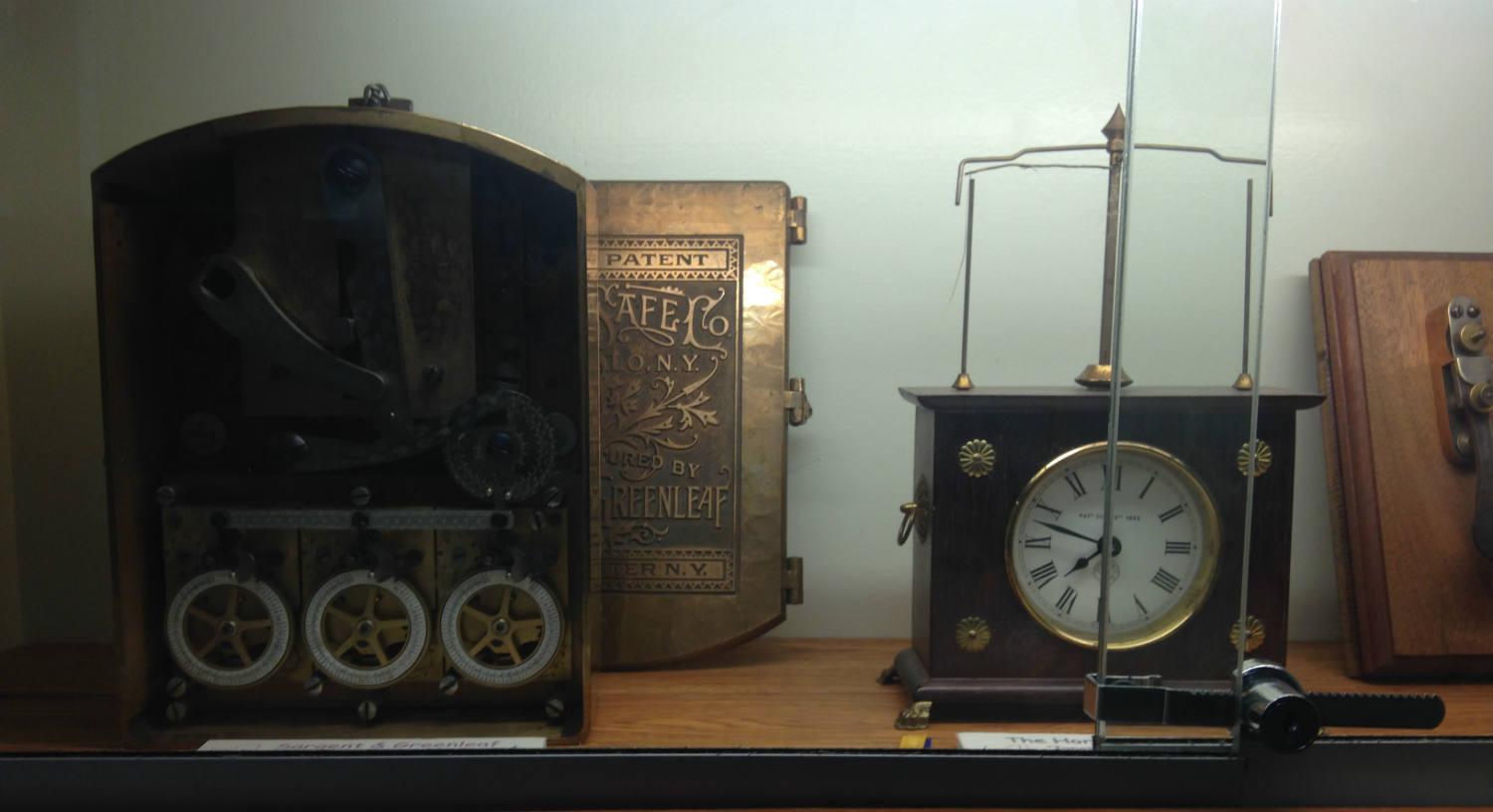 Clock Displays in the Hoffman Clock Museum in Newark, New York
