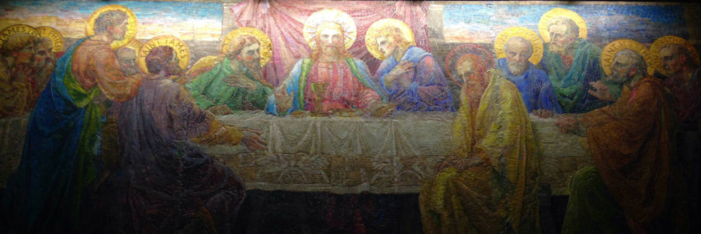 Louis Comfort Tiffany Last Supper Mosaic in Clifton Springs, New York