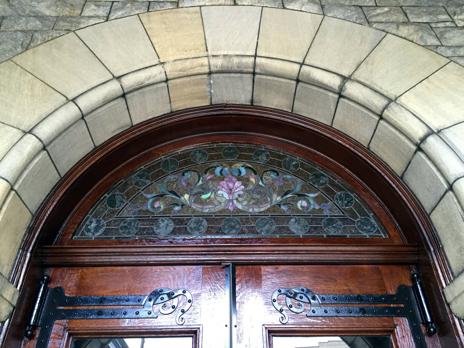 Doorway Arch at Third Presbyterian Church on East Ave in Rochester, NY