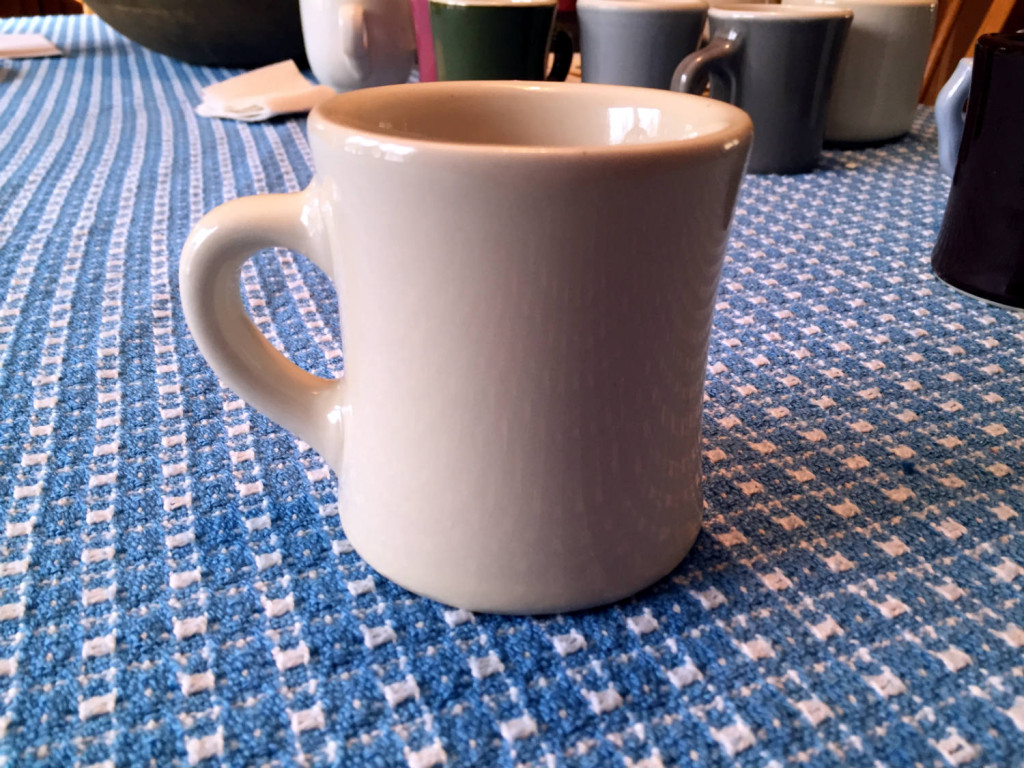 Classic White Victor Diner Coffee Mug