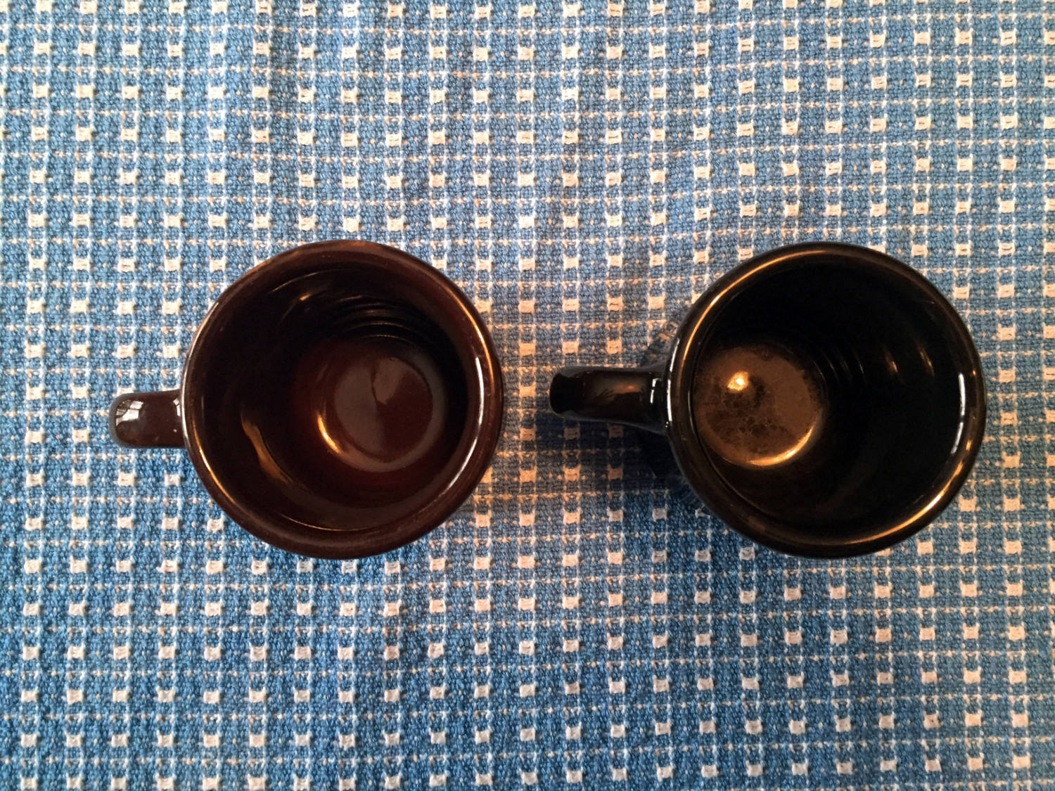 Brown and Black Victor Coffee Mugs