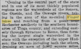 Excerpt from Democrat and Chronicle article (26 April 1902)