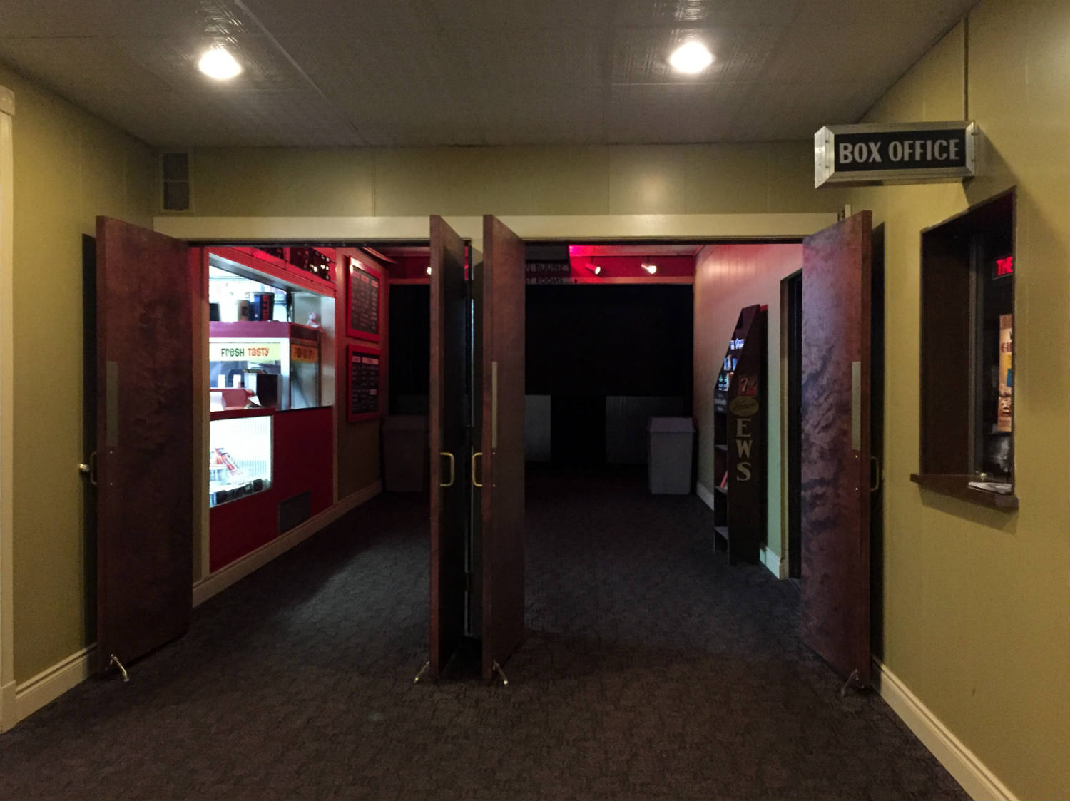 Original Entrance to Aurora Theatre in East Aurora, New York