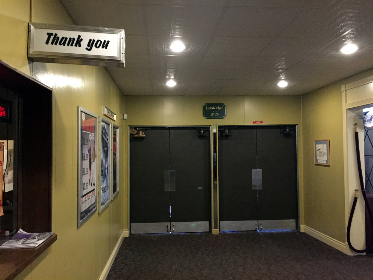 Original Entrance to the Aurora Theatre in East Aurora, New York