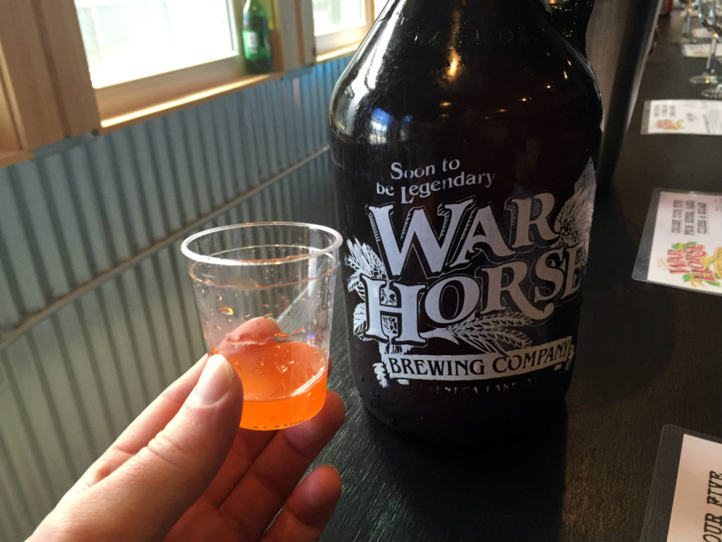 Orange Soda War Horse Brewing in Geneva, New York