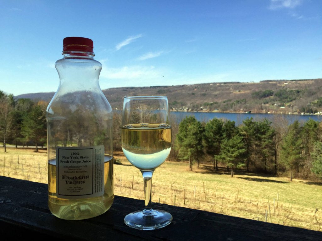 White Grape Juice at Barrington Cellars Winery in Penn Yan, New York