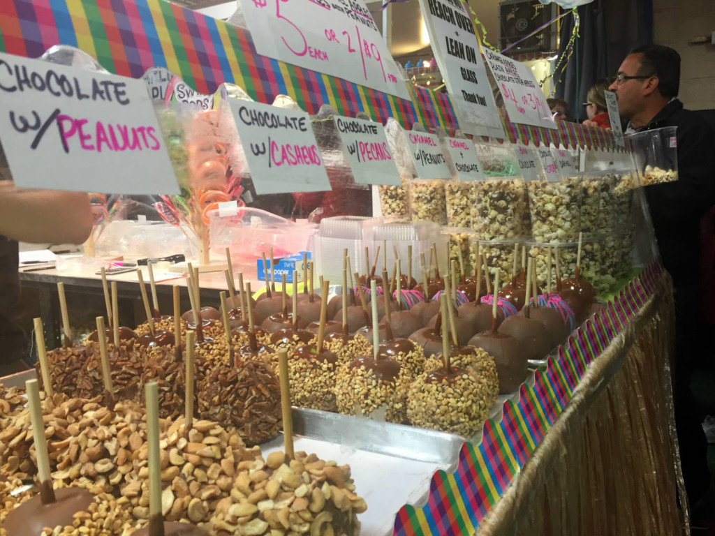 Candy Apples at The Historic Broadway Market in Buffalo, New York