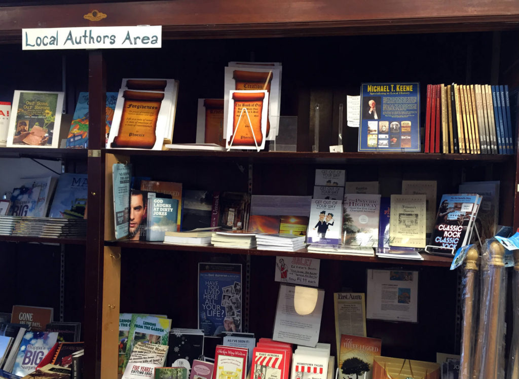 Local Authors Books in Vidler's in East Aurora, New York