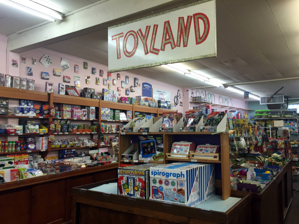 Toyland Section at Vidler's in East Aurora, New York