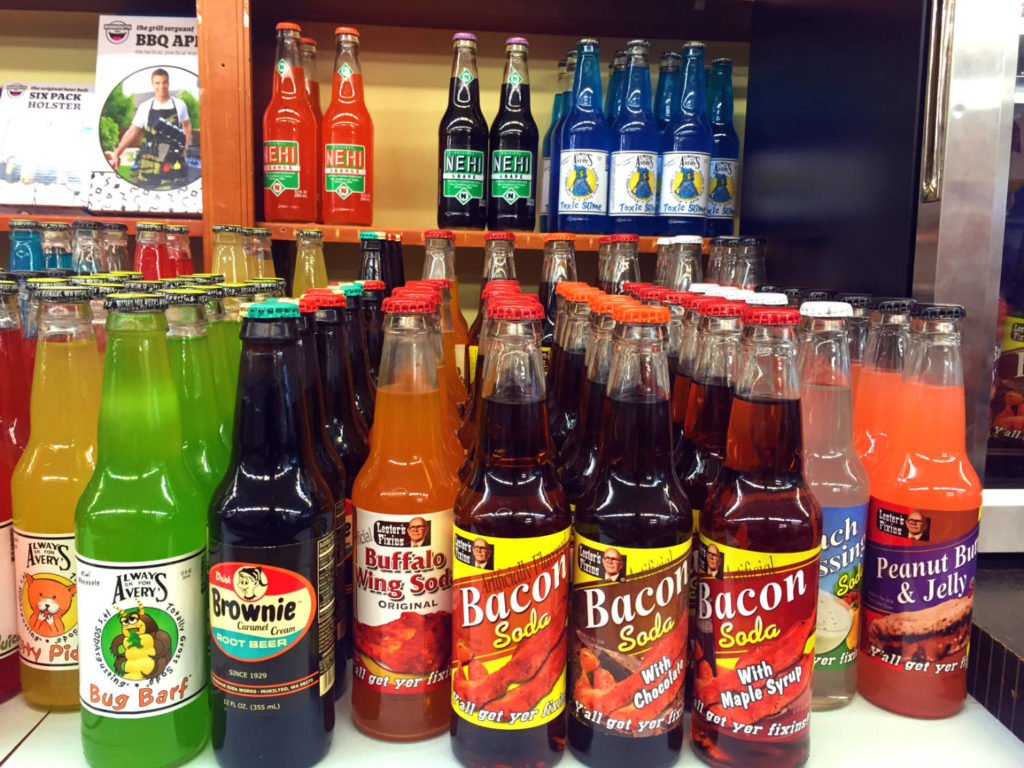 Sodas at Vidler's in East Aurora, New York