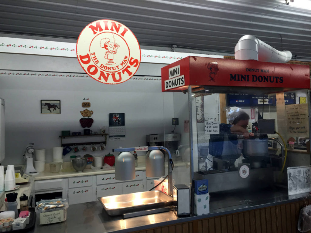 Mini Donuts at the Windmill in Penn Yan, New York