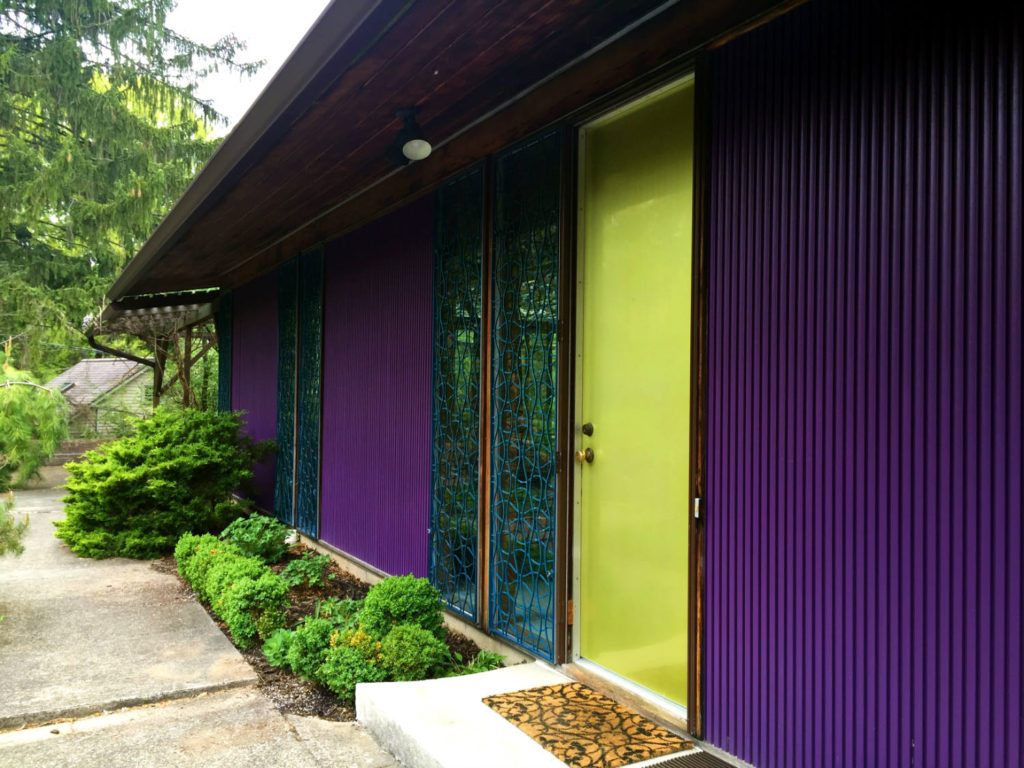 Exterior Paneling and Door to Alcoa Care Free Home in Rochester, New York