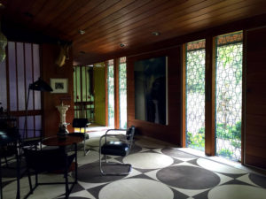 Living Room of the Alcoa Care Free Home in Rochester, New York