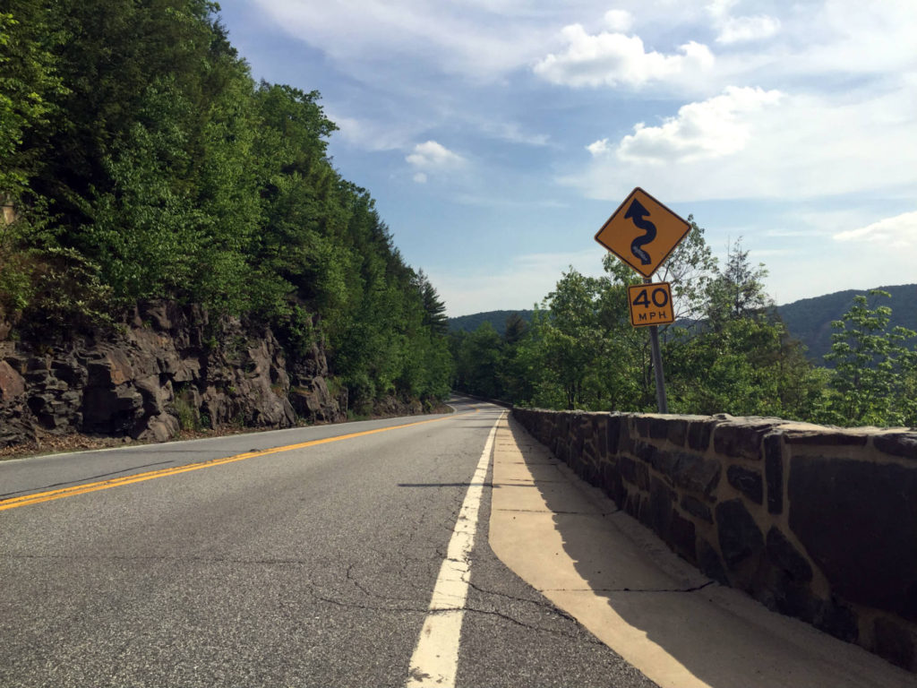 Hawk's Nest on Route 97 in Port Jervis, New York