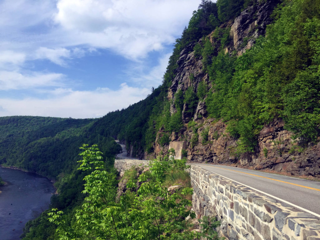 Hawk's Nest on Route 97 in Port Jervis, New York