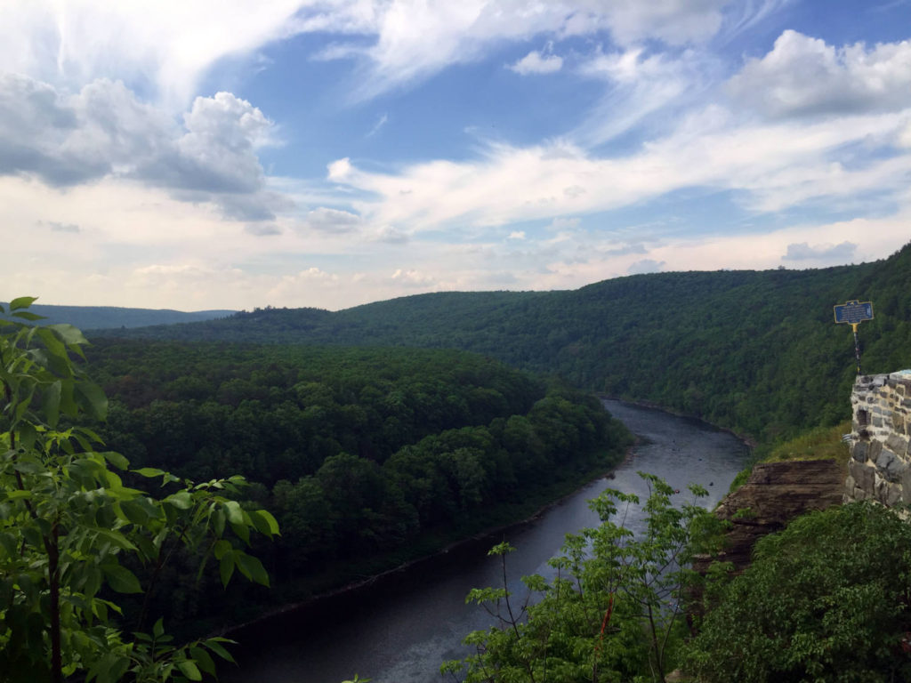 Delaware River next to Hawk's Nest