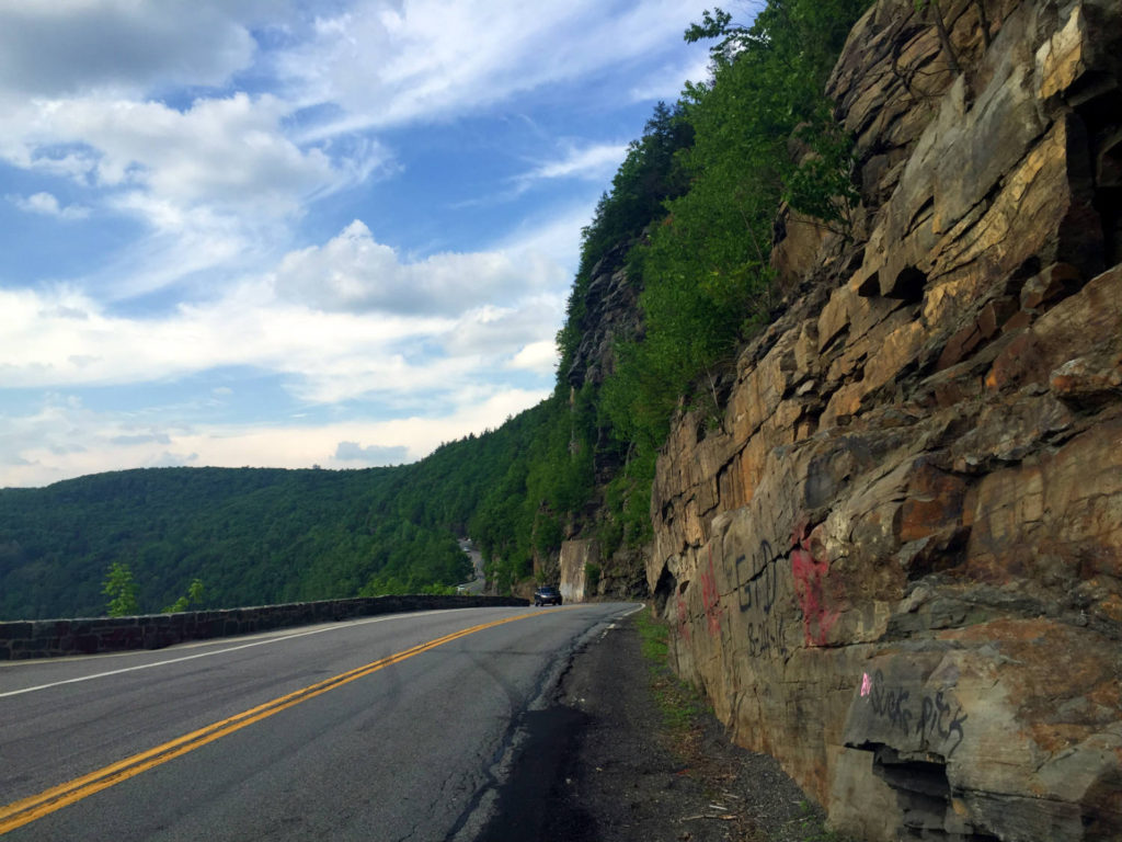 Hawk's Nest Highway in New York