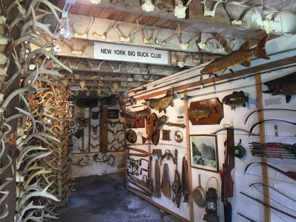 Exhibit Room at the Antler Shed in West Valley, New York