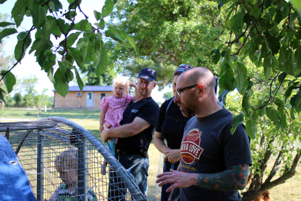 The Hoovers and Chris Clemens at Spotted Duck Creamery in Penn Yan, New York