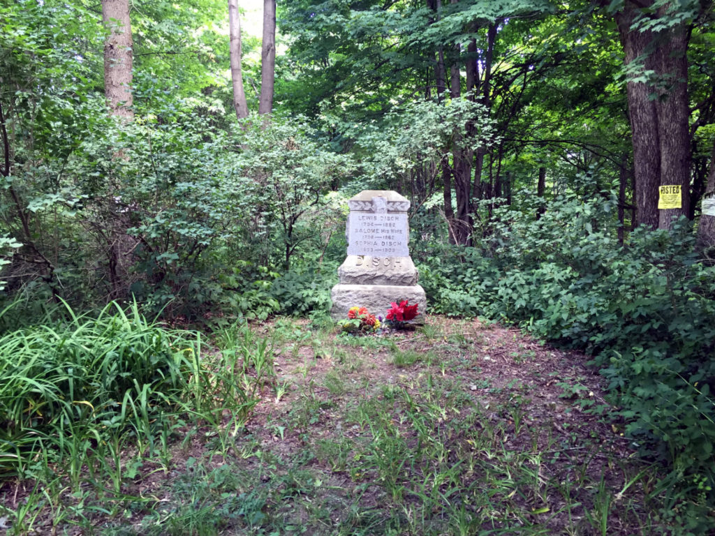 The Grave of the Ashford Hollow Witch Sophia Disch in East Otto, New York