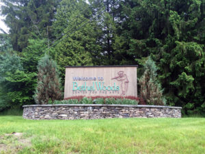 Welcome Sign to Bethel Woods Center for the Arts