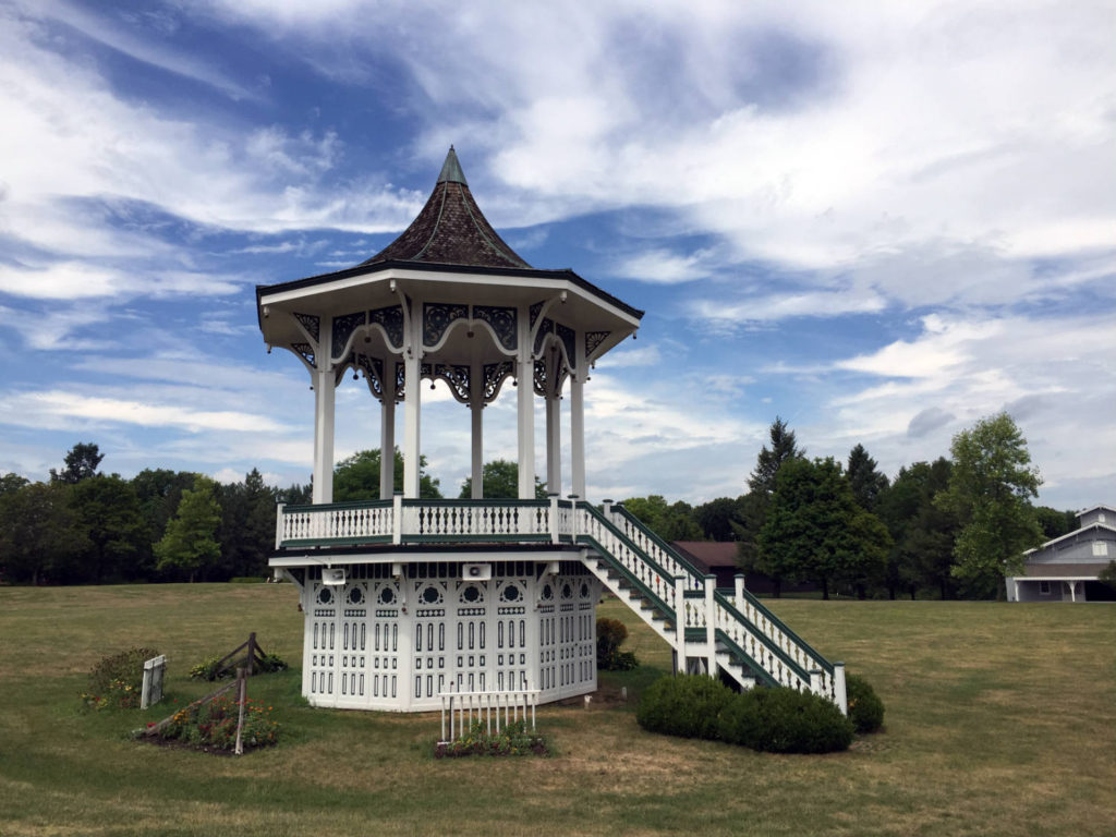 Gazebo at the Genesee Country Village and Museum in Mumford, NY