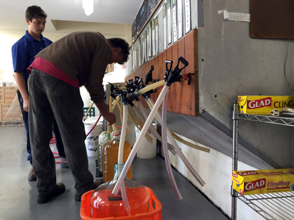 Juice Plant Operations at Fulkerson Winery in Dundee, New York