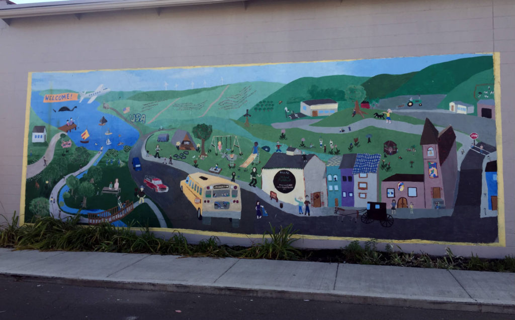 Town Mural in Penn Yan, New York