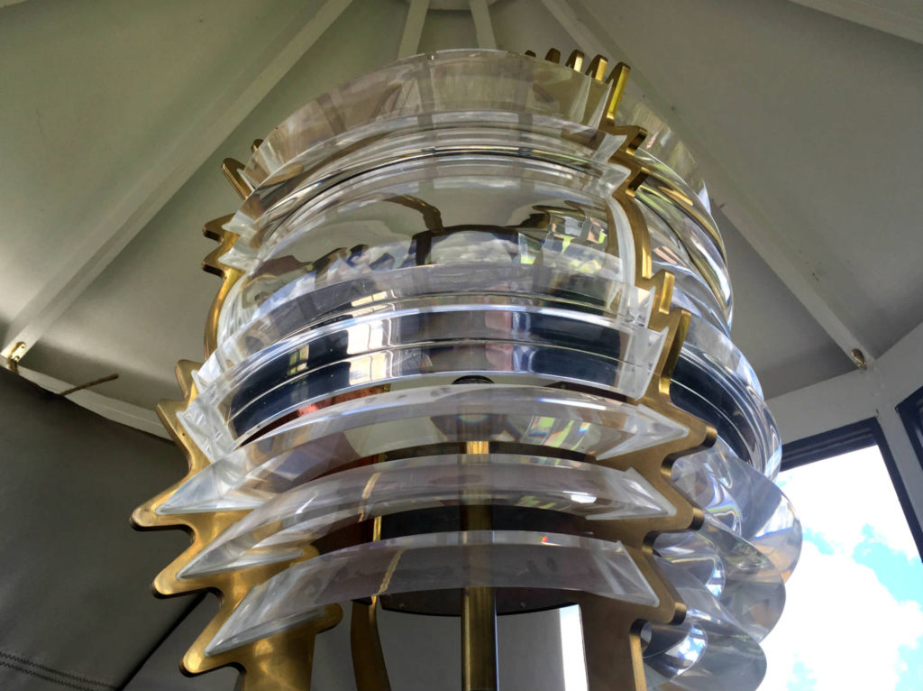 Fresnel Lens in the Charlotte-Genesee Lighthouse in Rochester, New York