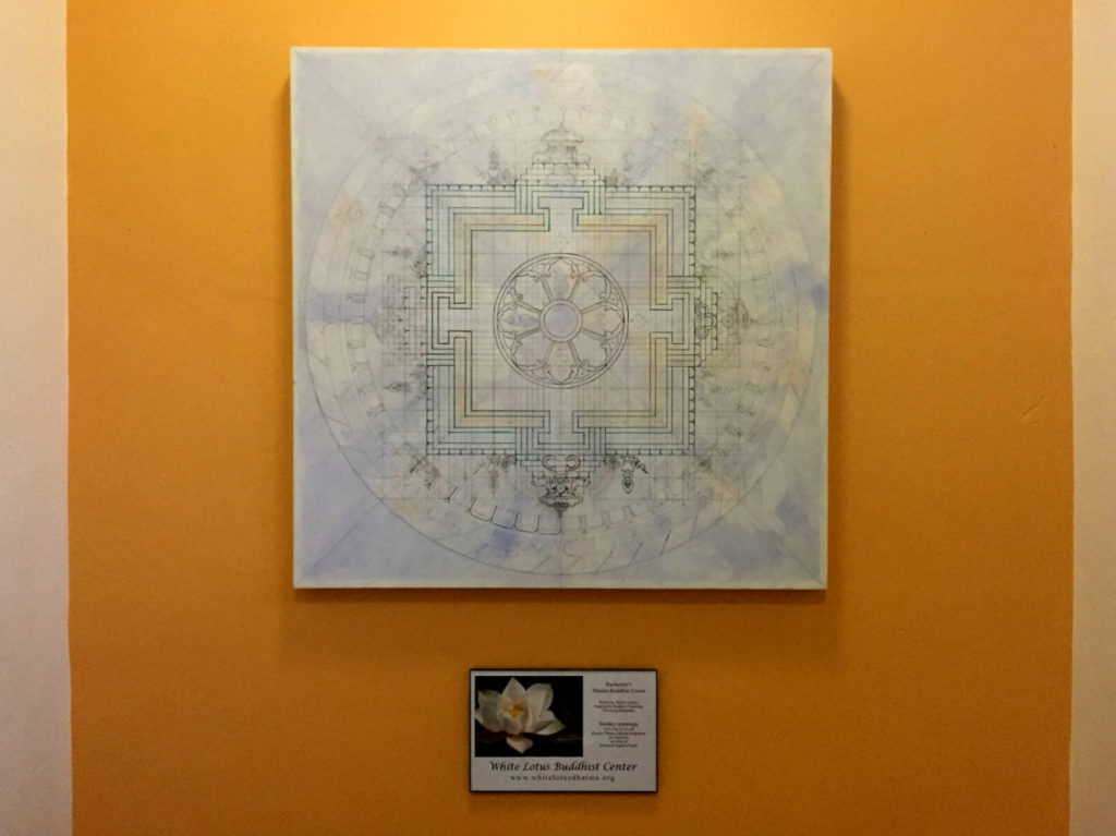 Mandala at the White Lotus Buddhist Center in Rochester, New York