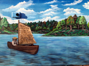 Mural in Clayton, New York