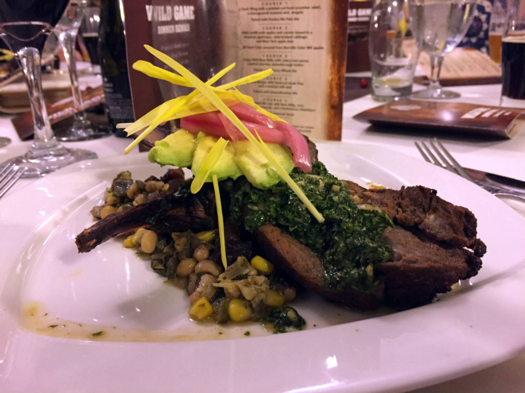 Elk Loin at the 1000 Islands Harbor Hotel in Clayton, New York